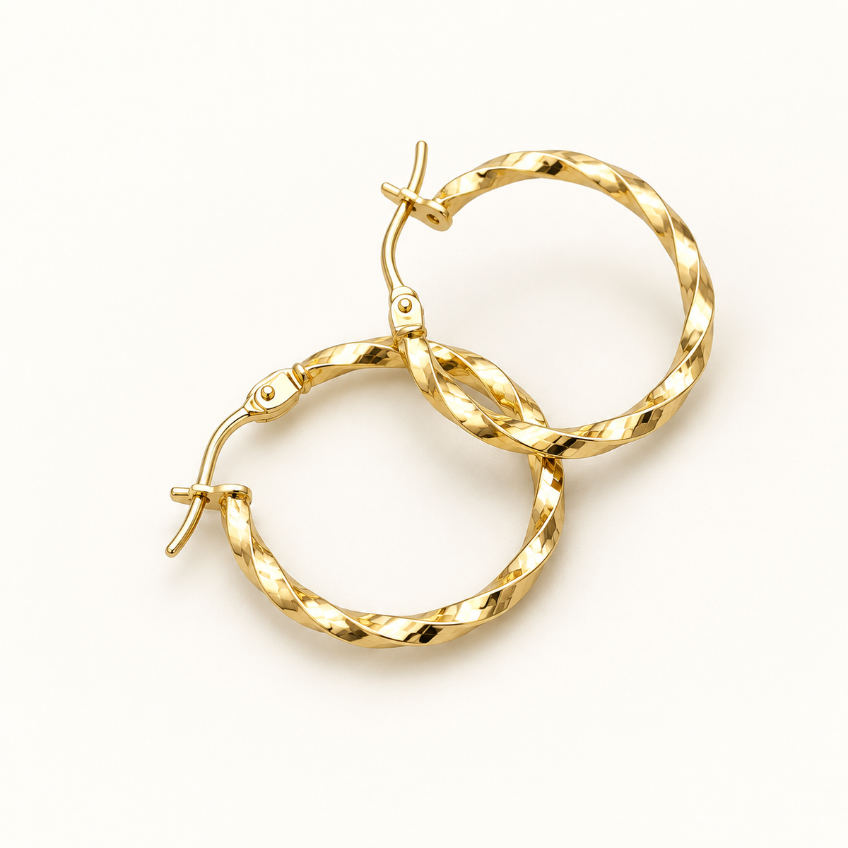 Twisted Hoop Earrings