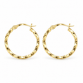 Twisted Hoop Earrings